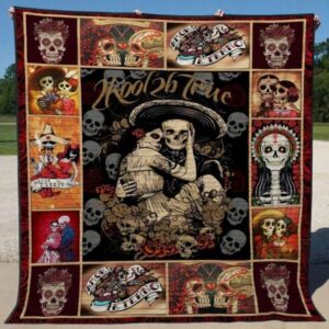 Skull Quilt Blanket Ver 27  Quilt